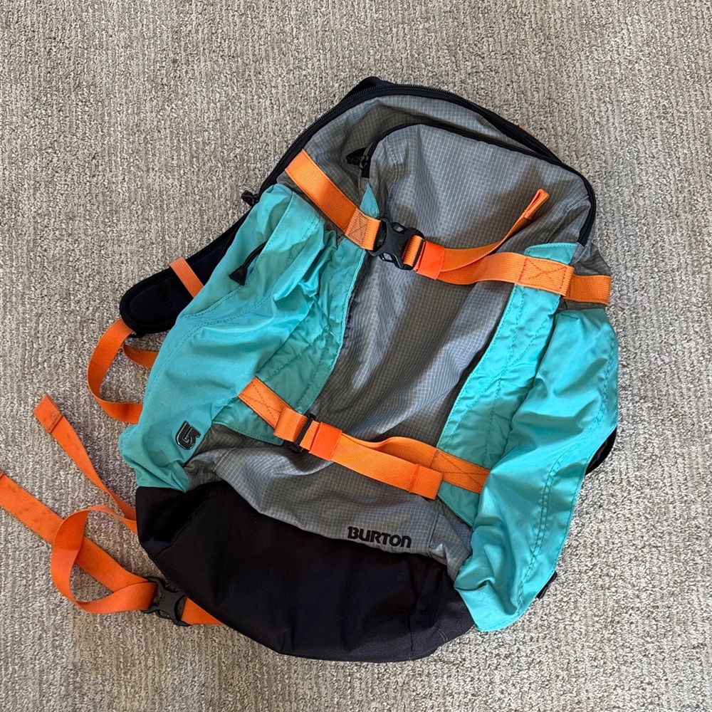 Burton Blue and Orange Snowboard Backpack
